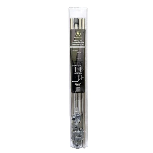 Карниз для ванны Savol SK-8019W цвет Хром