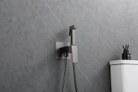 Гигиенический душ со смесителем Raglo R01.52.09 Графит матовый латунь встраиваемый