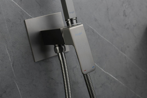 Гигиенический душ со смесителем Raglo R01.52.09 Графит матовый латунь встраиваемый