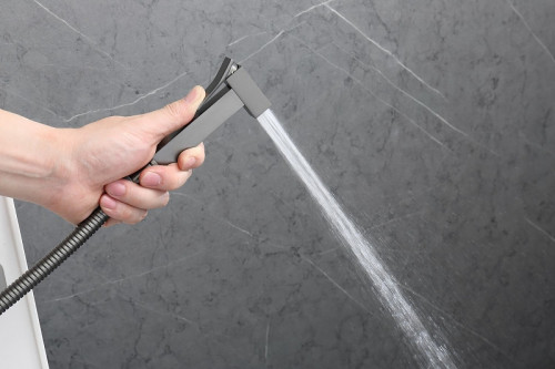 Гигиенический душ со смесителем Raglo R01.52.09 Графит матовый латунь встраиваемый