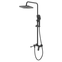 Душевая система Azario Escaro AZ-K2374B цвет Черный матовый