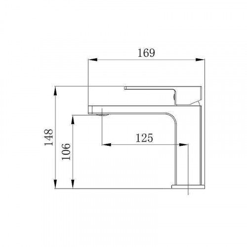 Смеситель для раковины Grossman Style 510.K35.05.120 цвет Никель брашированный