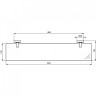 Полка Ideal Standard IOM A9125AA Хром