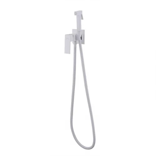Гигиенический душ со смесителем Abber Daheim AF8226W цвет Белый матовый