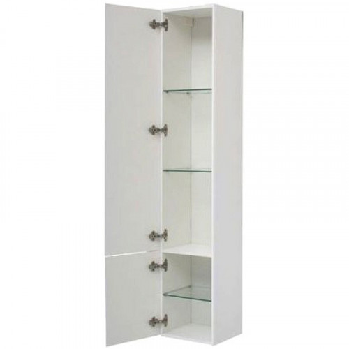 Шкаф пенал Aquanet София 35 L 207046 подвесной Белый глянец МДФ / ЛДСП