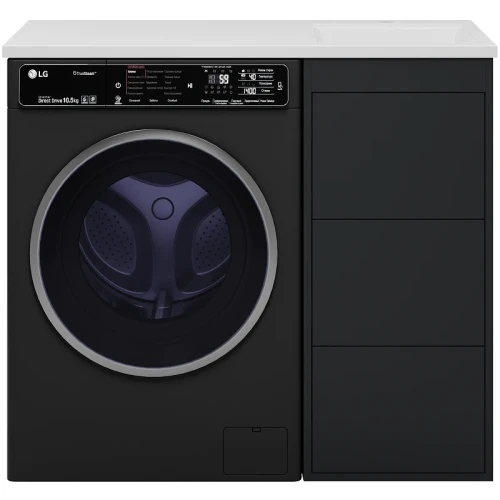 Тумба под раковину Brevita Grafit 100 GRA-01040-013Я Графит матовый МДФ / ЛДСП