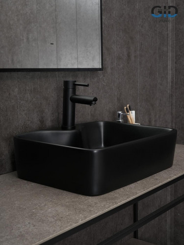 Раковина Gid Geometrico 48 Bm9091 53373 цвет Черный матовый