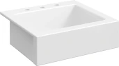 Кухонная мойка Domaci Сиена 66 50166-101 3 holes цвет Белый глянцевый