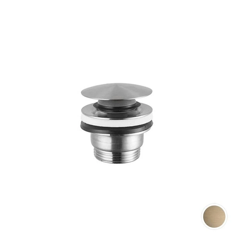 Донный клапан Newform X-Steel 316 24686.59.098 click-clack цвет Pale Gold