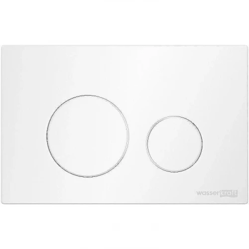 Инсталляция WasserKRAFT Glan 66TLT.010.ME.BL.WH02 для унитаза Черное стекло с Белой клавишей смыва