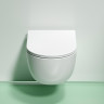 Унитаз с инсталляцией DIWO Ceramicanova Modena Rimless CN6063MW + DIWO 4501 с сиденьем Микролифт с клавишей смыва цвет Глянцевый белый