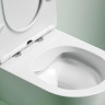 Унитаз с инсталляцией DIWO Ceramicanova Modena Rimless CN6063MW + DIWO 4501 с сиденьем Микролифт с клавишей смыва цвет Глянцевый белый