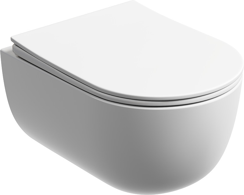 Унитаз с инсталляцией DIWO Ceramicanova Modena Rimless CN6063MW + DIWO 4501 с сиденьем Микролифт с клавишей смыва цвет Глянцевый белый
