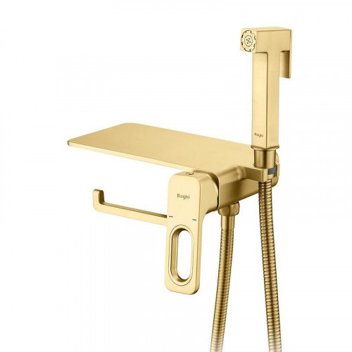 Гигиенический душ со смесителем Raglo R51.55.03 цвет Золото матовое