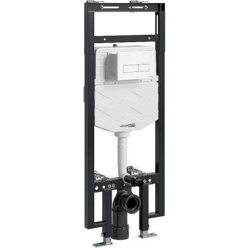 Инсталляция WasserKRAFT Dinkel 58TLT.010.ME.WM03 для унитаза с Белой матовой клавишей смыва