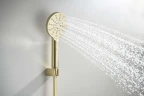Душевой гарнитур Aquatek Оберон AQ2033BG цвет Золото шлифованное