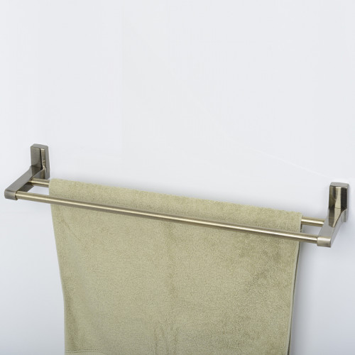 Полотенцедержатель WasserKRAFT Exter K-5240 двойной Светлая бронза