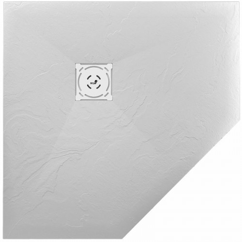 Душевой поддон из искусственного камня RGW Stone Tray ST/T-G 100х100 16155100-01 Белый