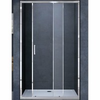 Душевая дверь Vincea Alpha 150 VDS-3AL150CL профиль Хром стекло прозрачное