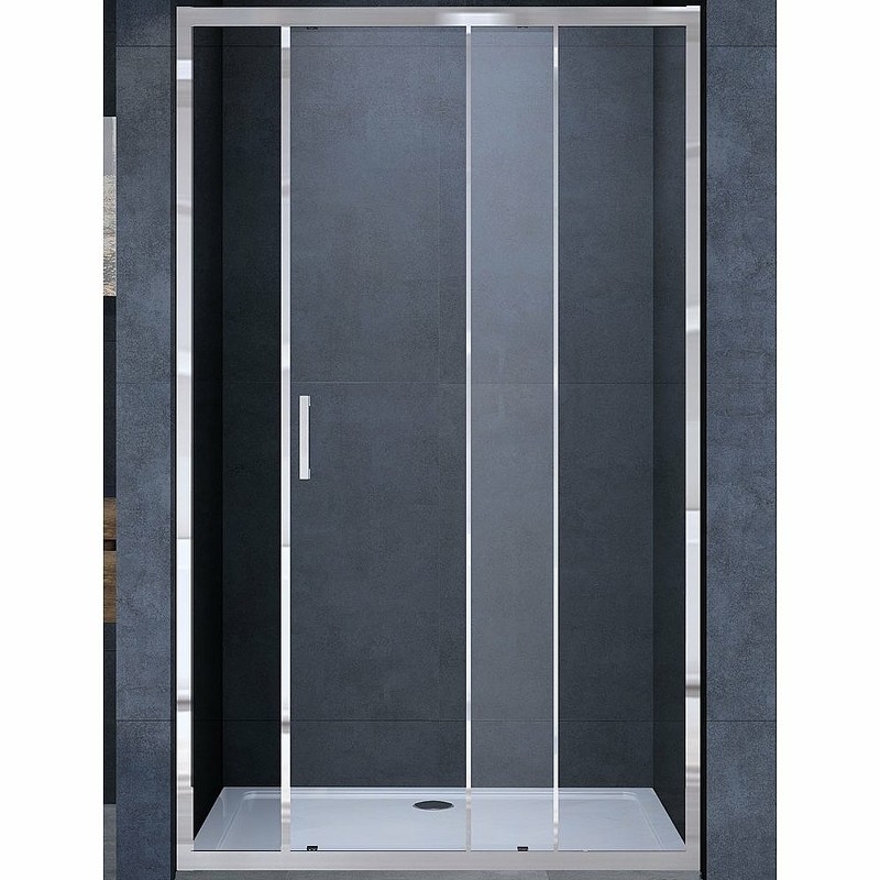 Душевая дверь Vincea Alpha 150 VDS-3AL150CL профиль Хром стекло прозрачное