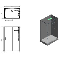Акриловый поддон для кабины Aquanet Passion EVO 267923 Белый