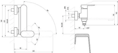 Смеситель для ванны Ravak Chrome II CR II 022.00CR X070451 цвет Хром