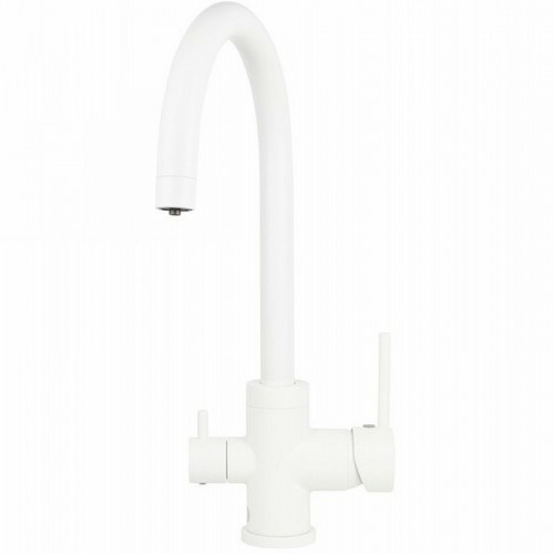 Смеситель для кухни Kaiser Merkur 26744-4 Белый матовый латунь