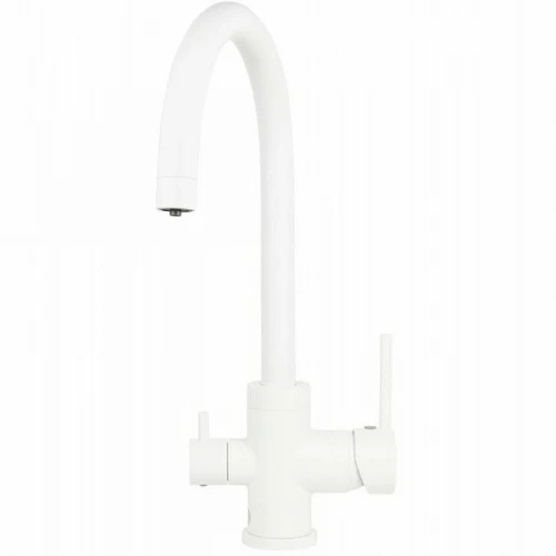 Смеситель для кухни Kaiser Merkur 26744-4 Белый матовый латунь