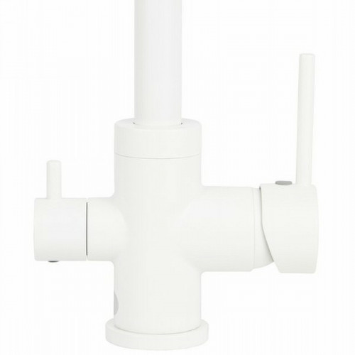 Смеситель для кухни Kaiser Merkur 26744-4 Белый матовый латунь