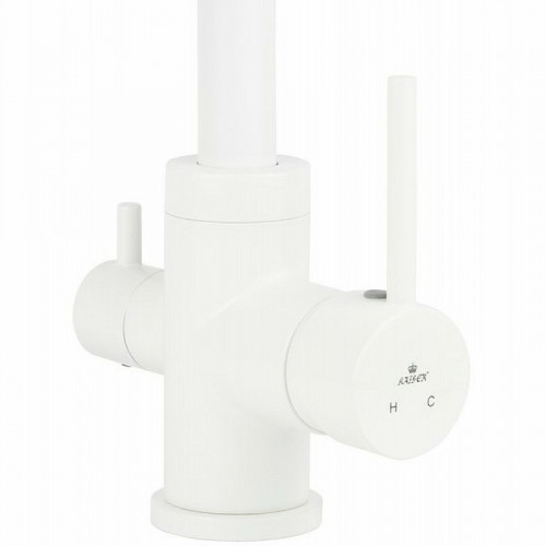 Смеситель для кухни Kaiser Merkur 26744-4 Белый матовый латунь