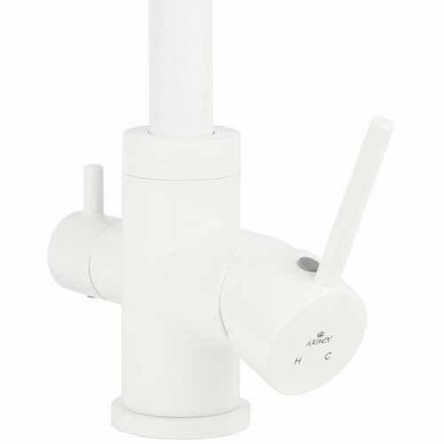 Смеситель для кухни Kaiser Merkur 26744-4 Белый матовый латунь