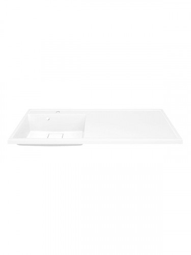 Раковина Uperwood Magenta 120 L 2490000010 с местом под стиральную машину цвет Белый глянцевый