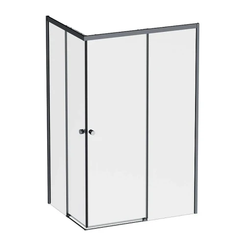 Душевой уголок AM.PM X-Joy 120х90 W94G-403-12090-BТ профиль Черный матовый стекло прозрачное