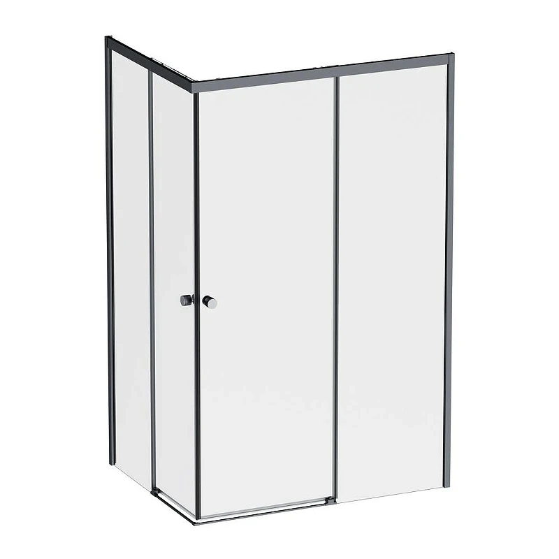 Душевой уголок AM.PM X-Joy 120х90 W94G-403-12090-BТ профиль Черный матовый стекло прозрачное