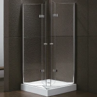 Душевой уголок Cezares Elena 100x100 ELENA-W-AS-2-100-C-Cr профиль Хром стекло прозрачное