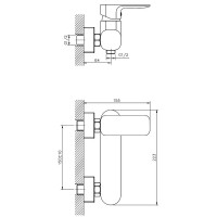 Смеситель для душа Koller Pool Trend TR0400
