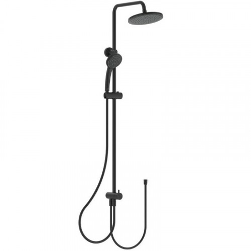 Душевая система Ideal Standard Ideal Rain BC747XG Черный шелк латунь на стену