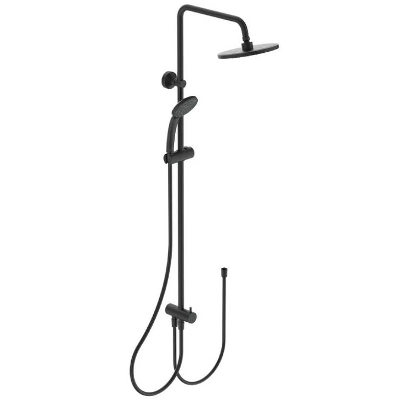Душевая система Ideal Standard Ideal Rain BC747XG Черный шелк латунь на стену