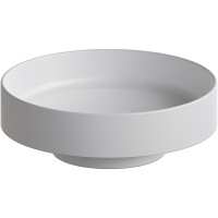 Раковина-чаша Boheme Corian 40 801-MW Белая матовая искусственный камень (литьевой мрамор) накладная