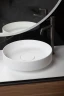 Раковина-чаша Boheme Corian 40 801-MW Белая матовая искусственный камень (литьевой мрамор) накладная