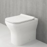 Унитаз Bocchi Firenze 1298-001-0129 приставной без сиденья фарфор приставной