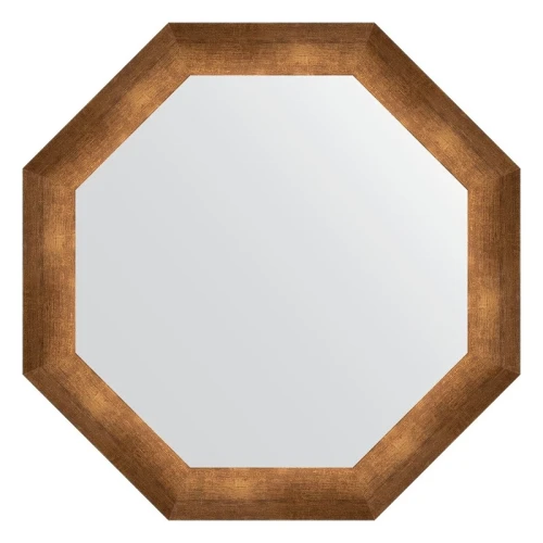 Зеркало Evoform Octagon 62х62 BY 3732 в багетной раме - Состаренная бронза 66