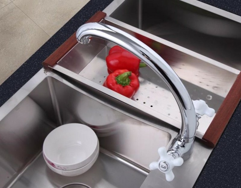 Смеситель для кухни Frap H18 F4218 Хром латунь