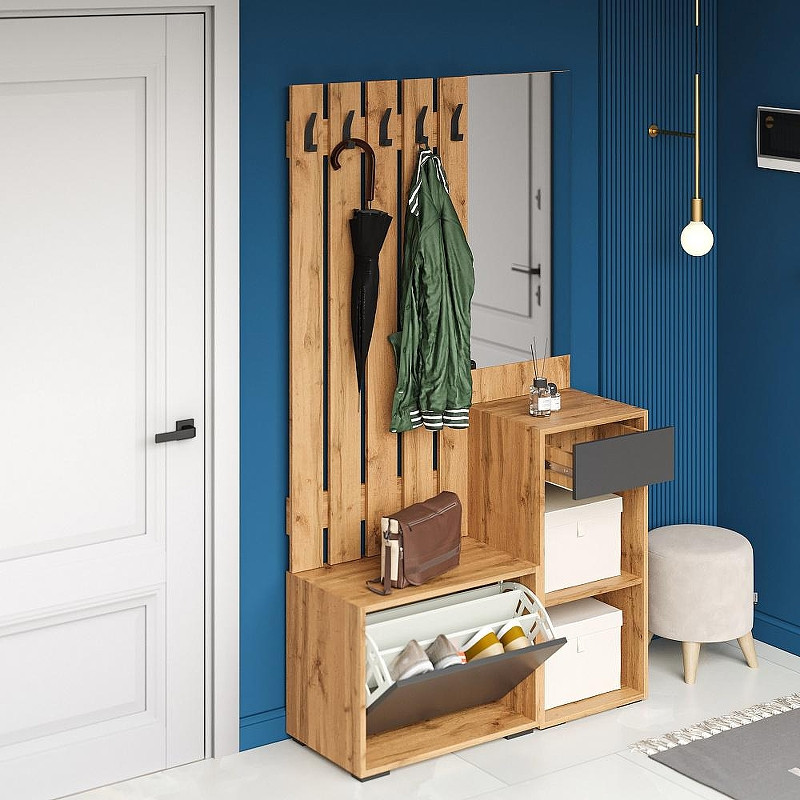 Зеркало DIWO Кострома 40 Kos130/40Z цвет Дуб вотан