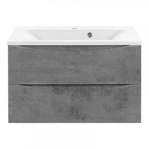 Тумба под раковину Vincea Mia 80 VMC-2MA800BT подвесная Beton МДФ / ЛДСП