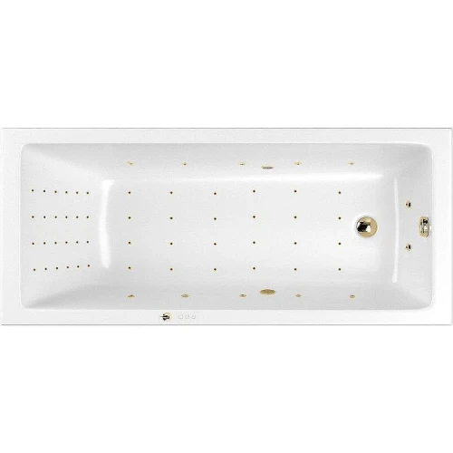 Акриловая ванна Whitecross Wave 170x75 0101.170075.100.NANO.GL с гидромассажем
