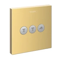 Переключатель потоков Hansgrohe ShowerSelect 15764990 цвет Полированное золото
