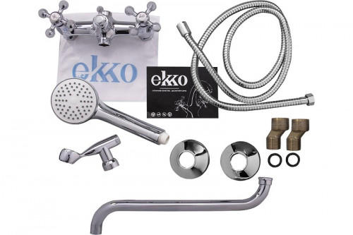 Смеситель для ванны Ekko E26019 универсальный цвет Хром
