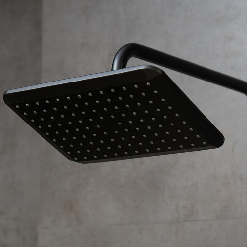 Душевая система Lemark Ursus LM7270BL c термостатом цвет Черный матовый