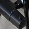 Душевая система Lemark Ursus LM7270BL c термостатом цвет Черный матовый